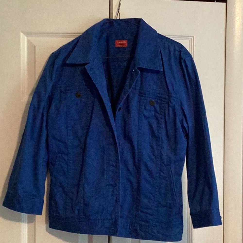 Chaps Blue Jean Jacket Relaxed Fit